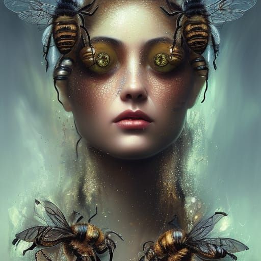 Queen Bee - AI Generated Artwork - NightCafe Creator