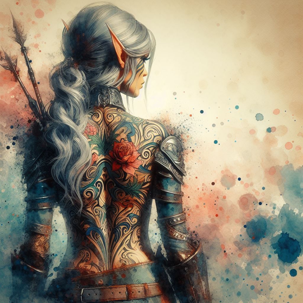 Beautiful elven tattoos