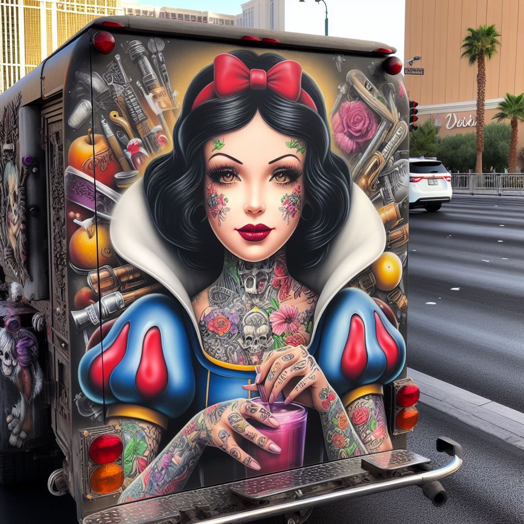 Snow White with tattoo (version 2)