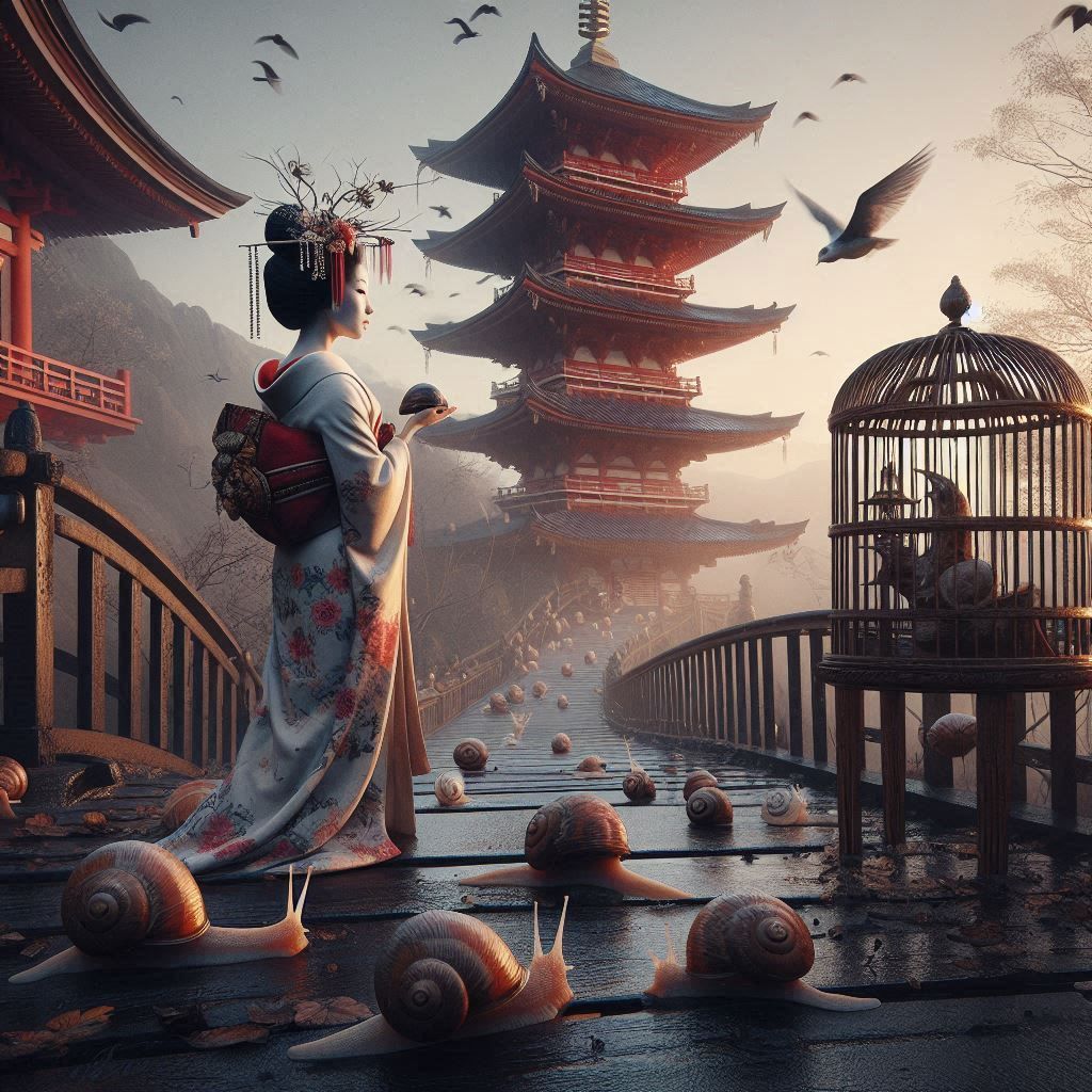Pagoda Scene