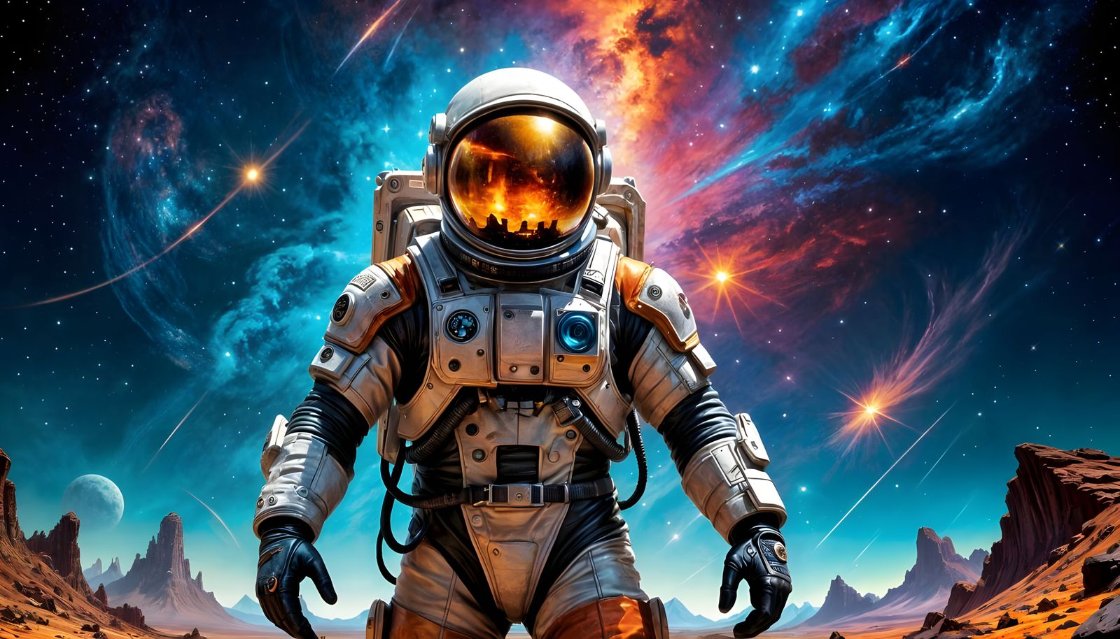 Astral Surveyor - Kelly Freas  by @Allen Wilkinson