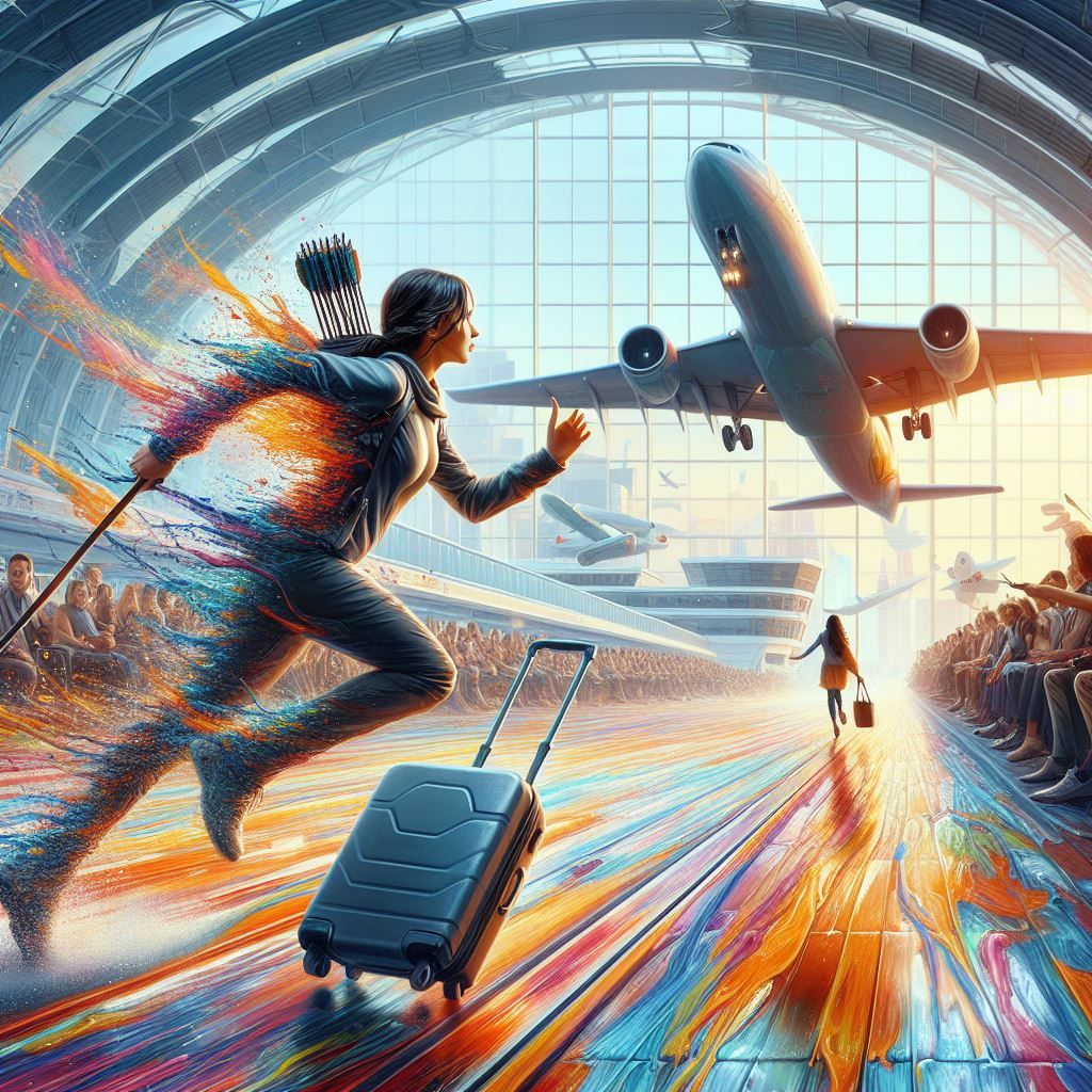 Katniss Misses her Flight