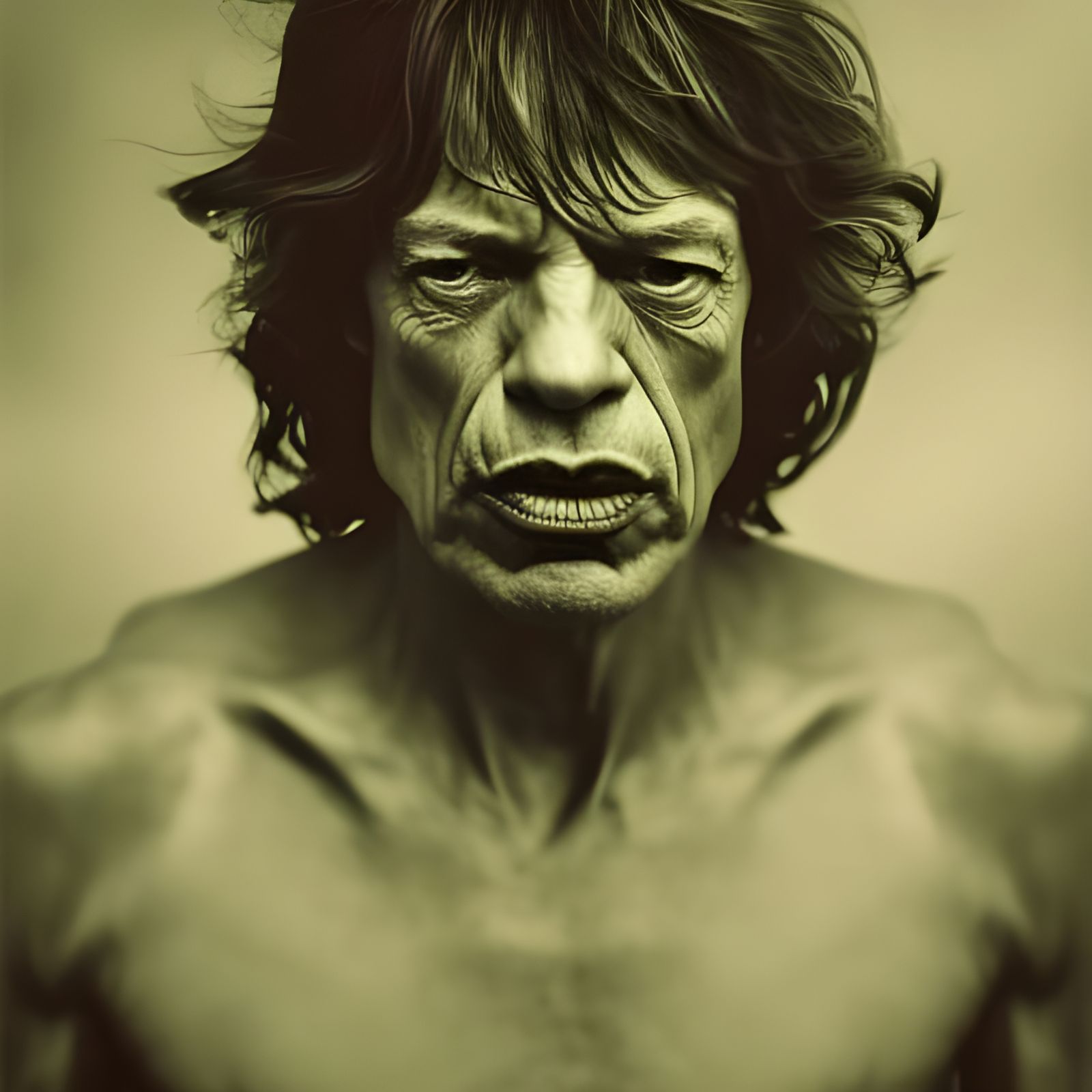 mick jagger ist hulk