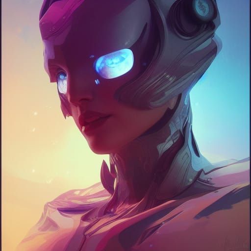 Planetary Portrait in Hyperdetailed Style