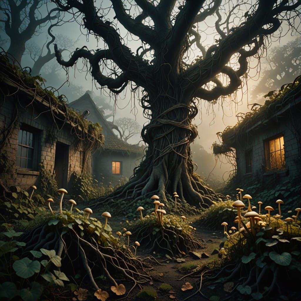 creepy garden
  by @Amazonka