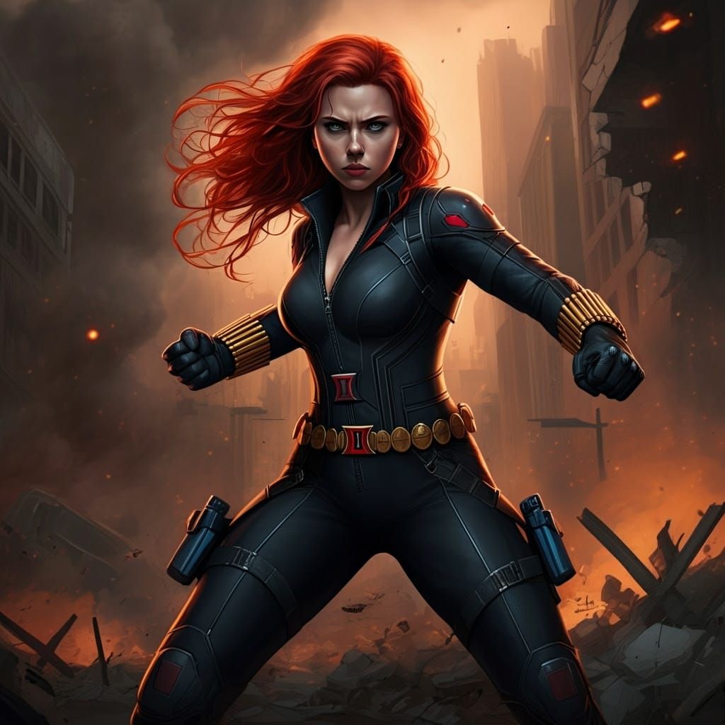 Dark Avenger in Combat Stance