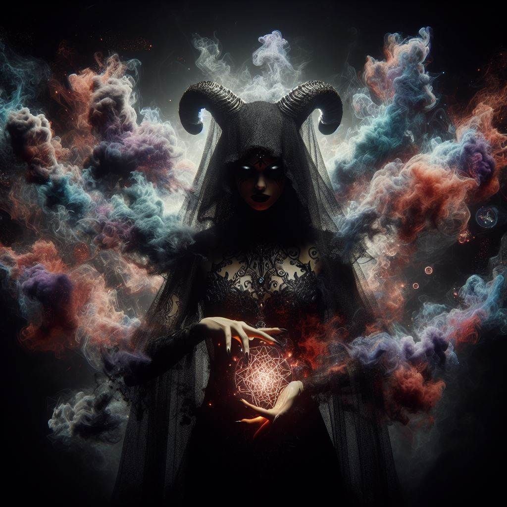 Dark demon sorceress (3)