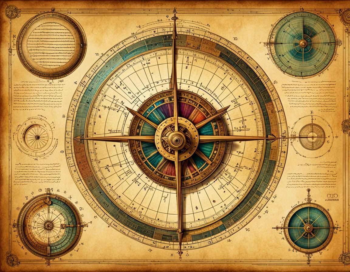 Astrolabe -  1st/2nd Century BC Creation - Early Navigation Tool  by @SueD