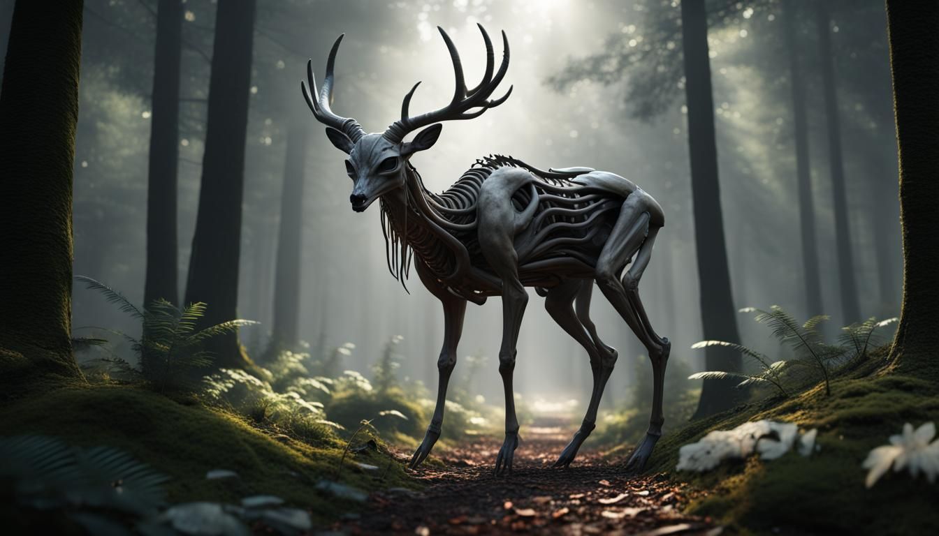 Alien Xenomorph Deer hybrid