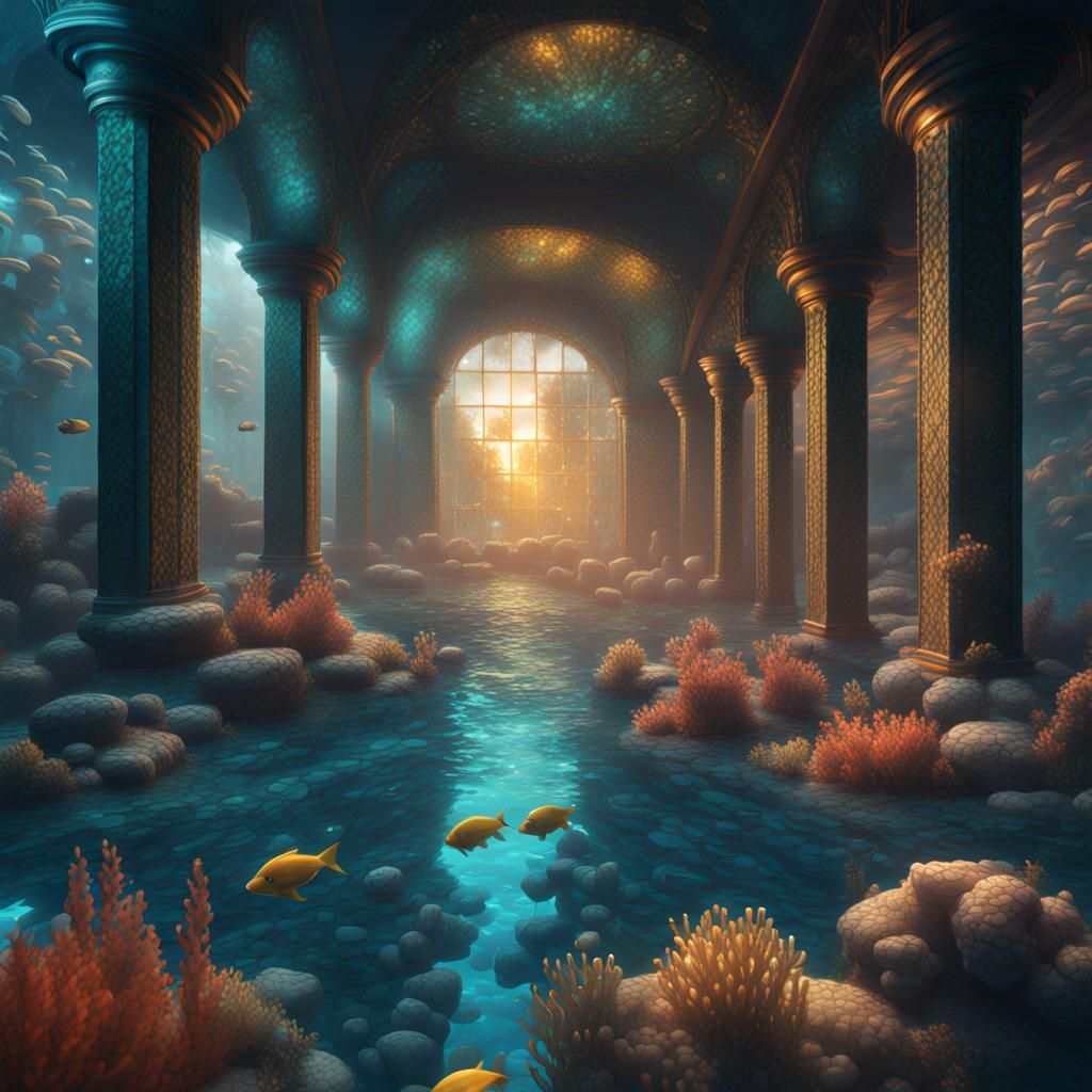 underwater mosaic