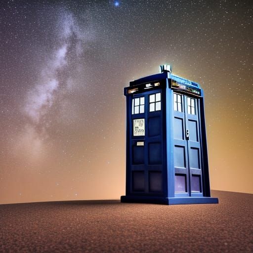 The Tardis - AI Generated Artwork - NightCafe Creator