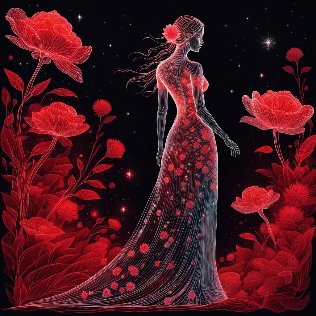 Radiance in Red  by @Space_Obsessed