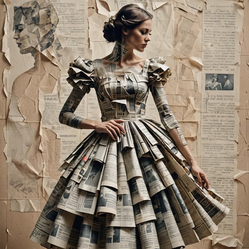 Double exposure. Side profile portrait of a beautiful woman....