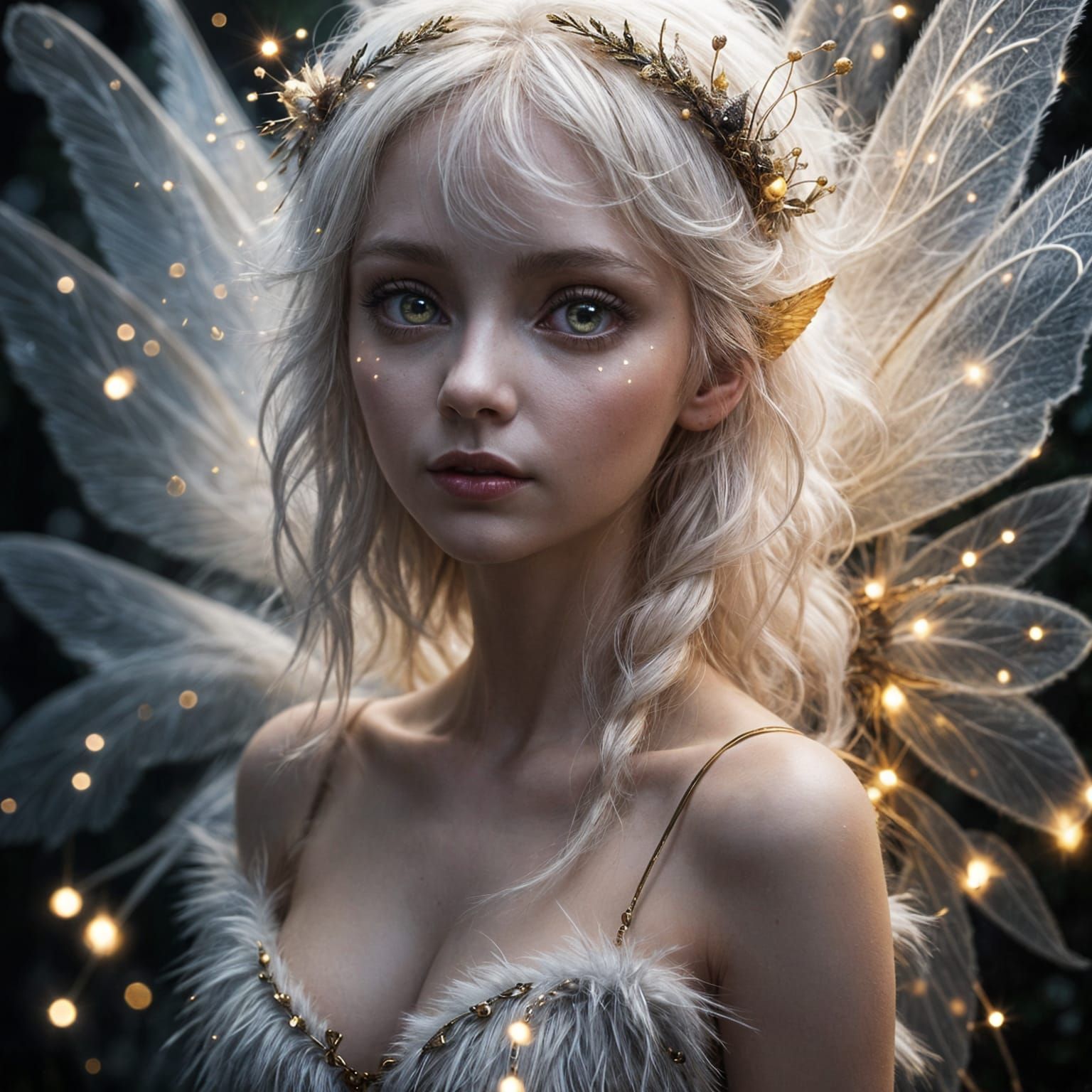 Mythical White Fairy