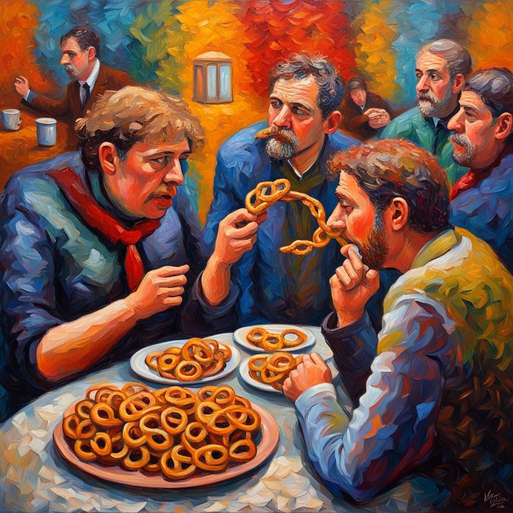 pretzel rings - the conversation