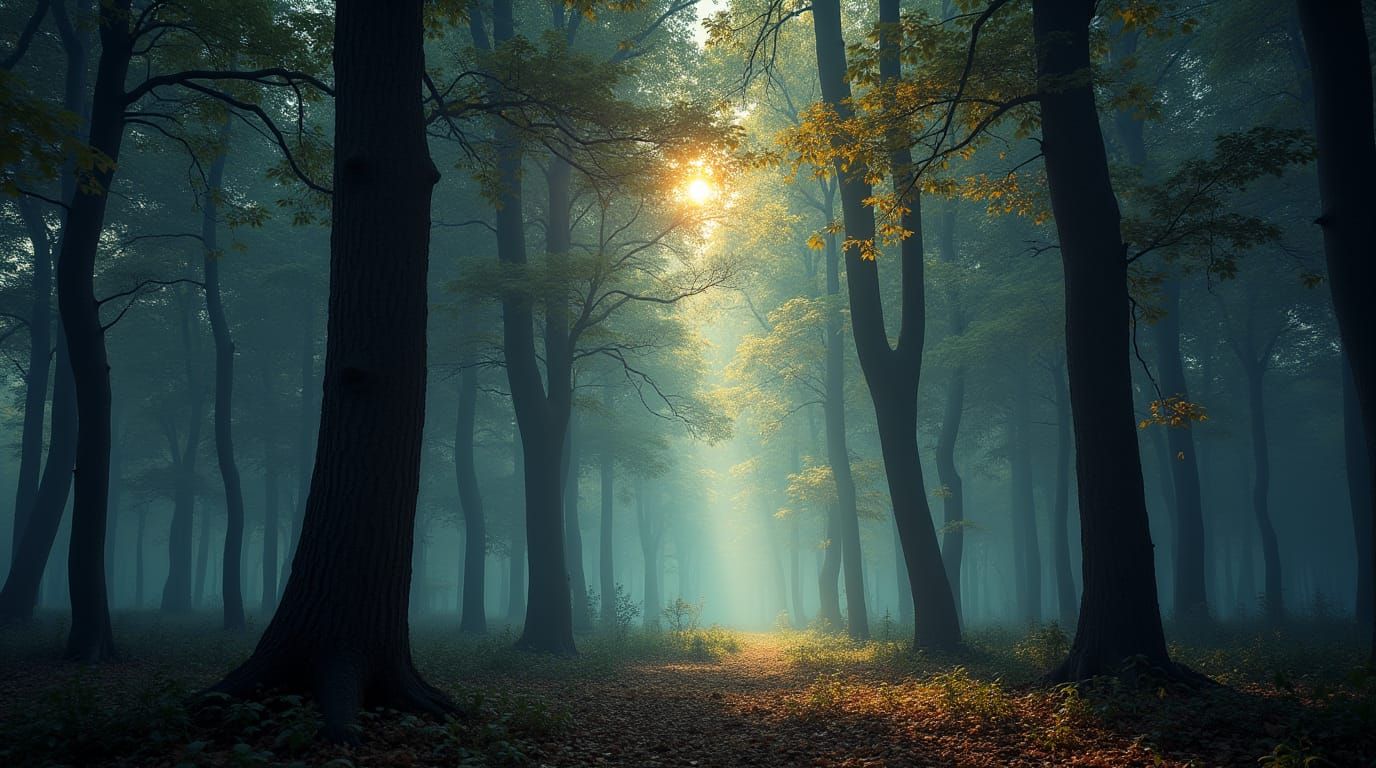 Light in the forest