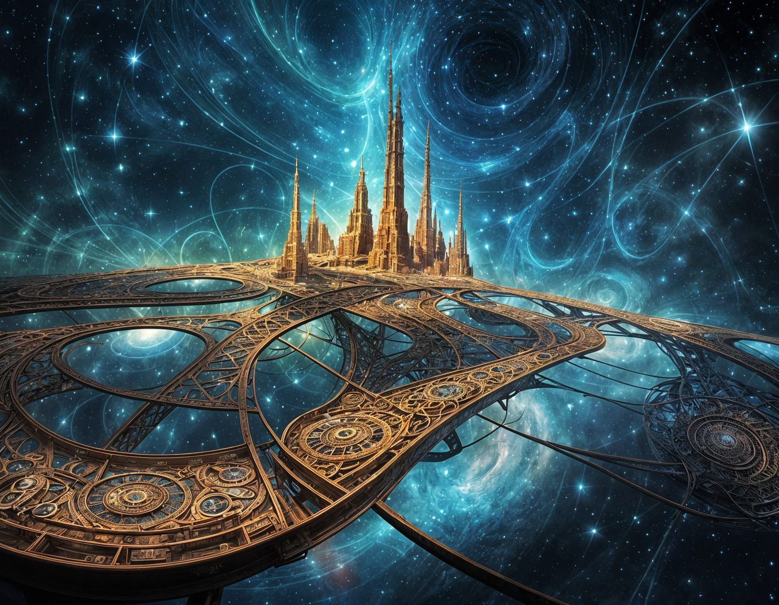 At the Junction of Time and Space  by @GeoDave