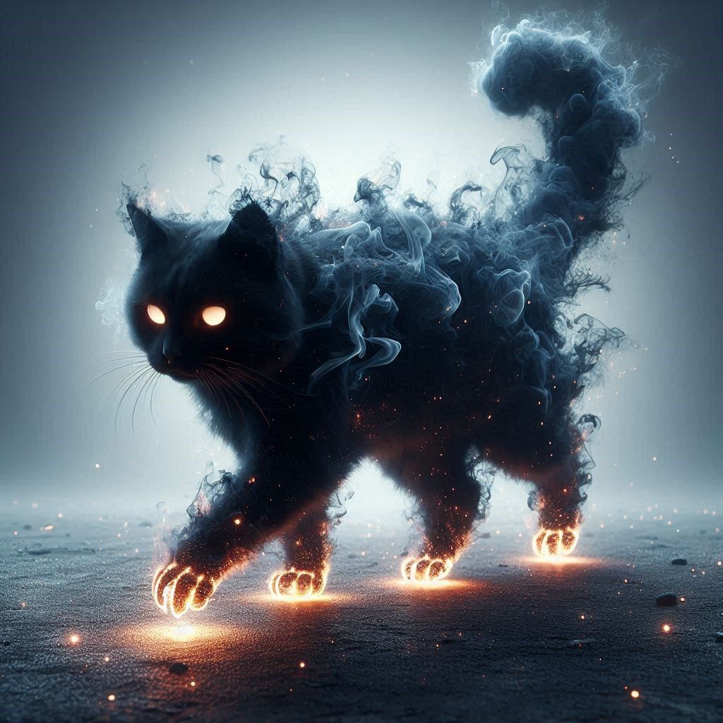 Smokey cat