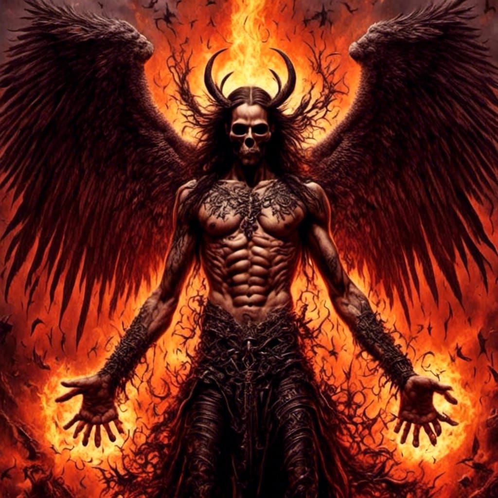 The old demon angel breaks through (the Gates of Hell:1.1) and escapes ...