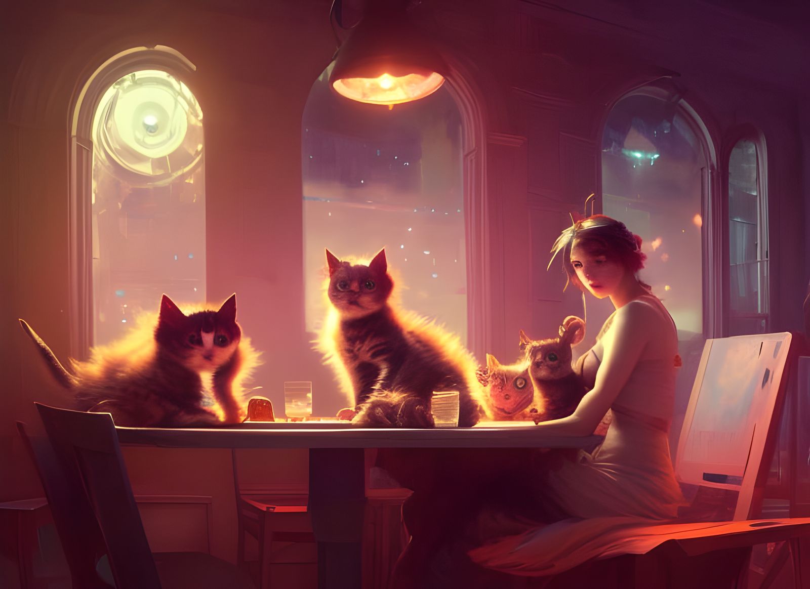 Night Cafe Art Gallery With Kittens AI Generated Artwork NightCafe night-cafe-art-gallery-with-kittens-ai-generated-artwork-nightcafe
