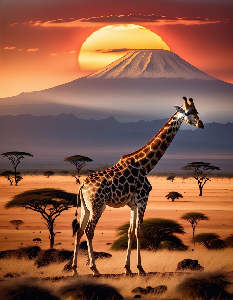 Savannah Sunset  by @MoMoMat