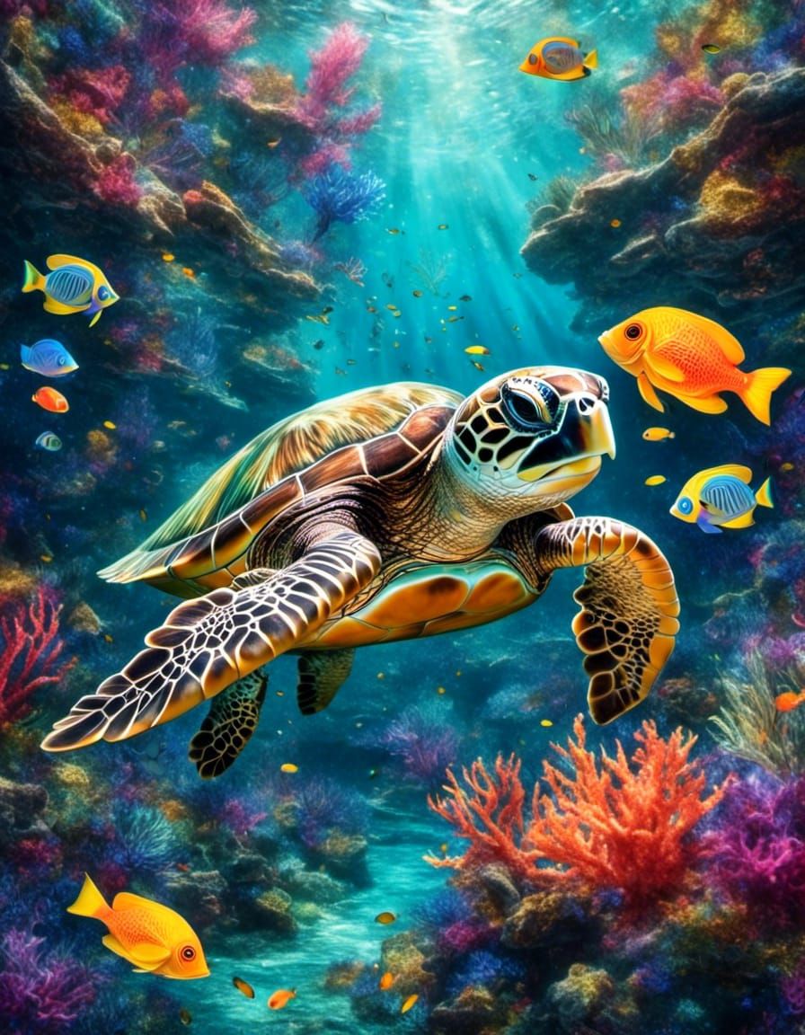 Sea Turtle  by @L9218