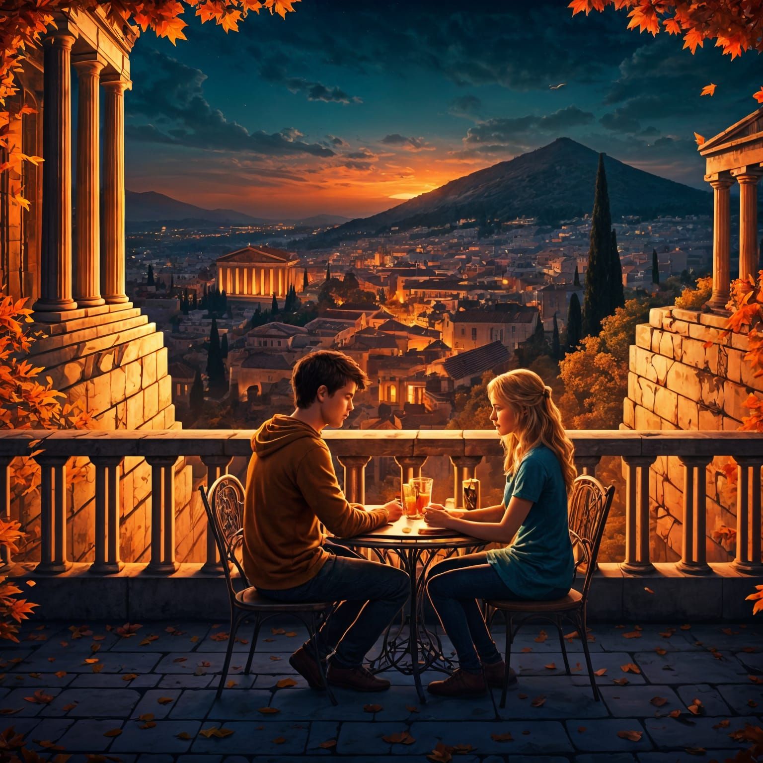Autumn in Athens  by @P-Jo