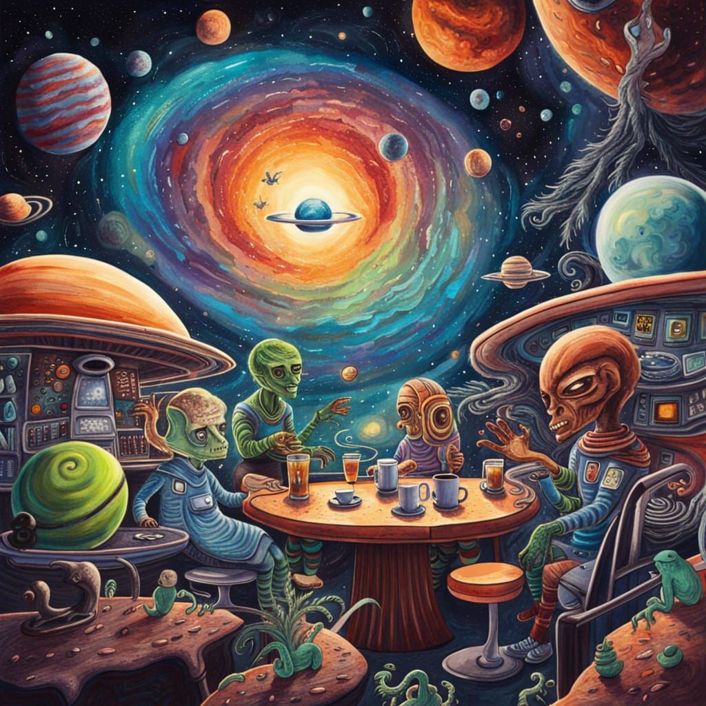 Interplanetary Summit  by @Polly