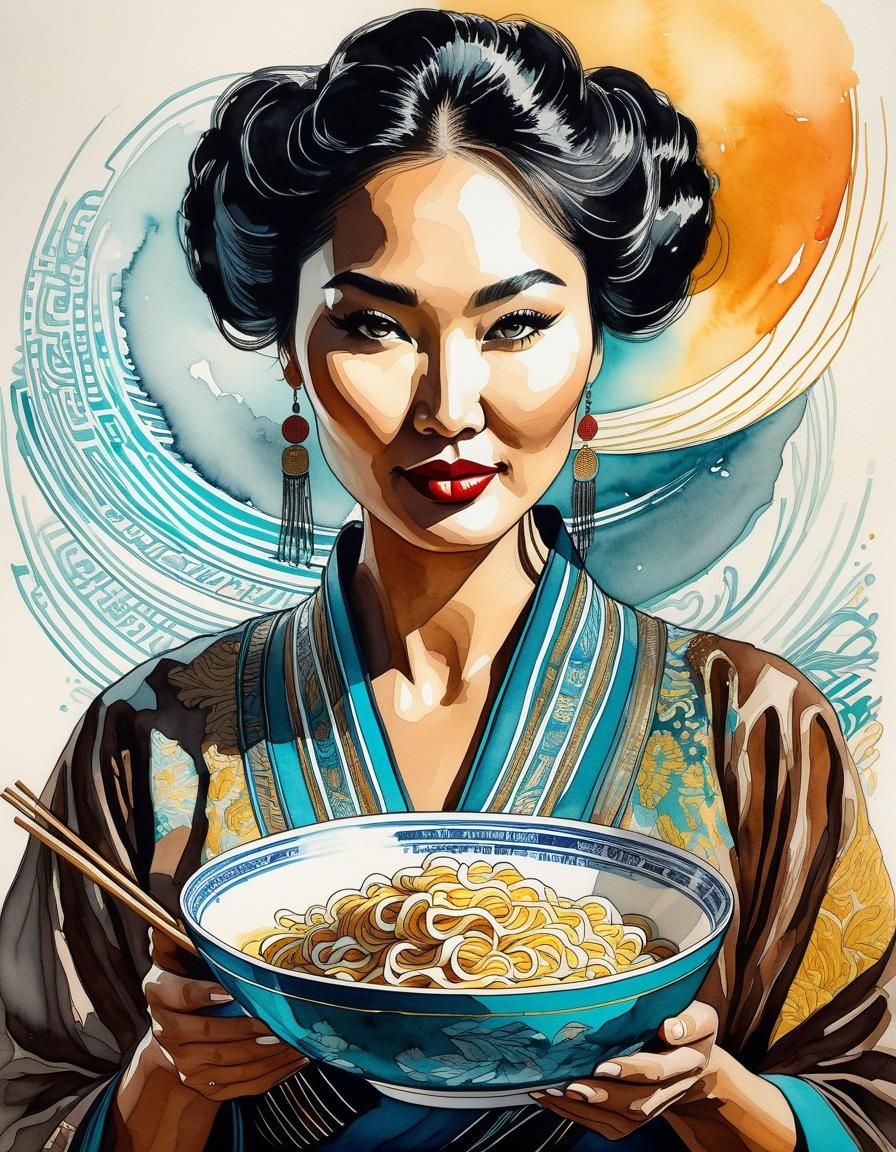 Ramen Noodles AI Generated Artwork NightCafe Creator