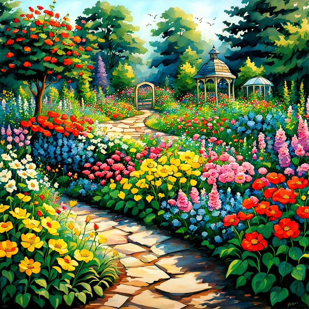 flower garden