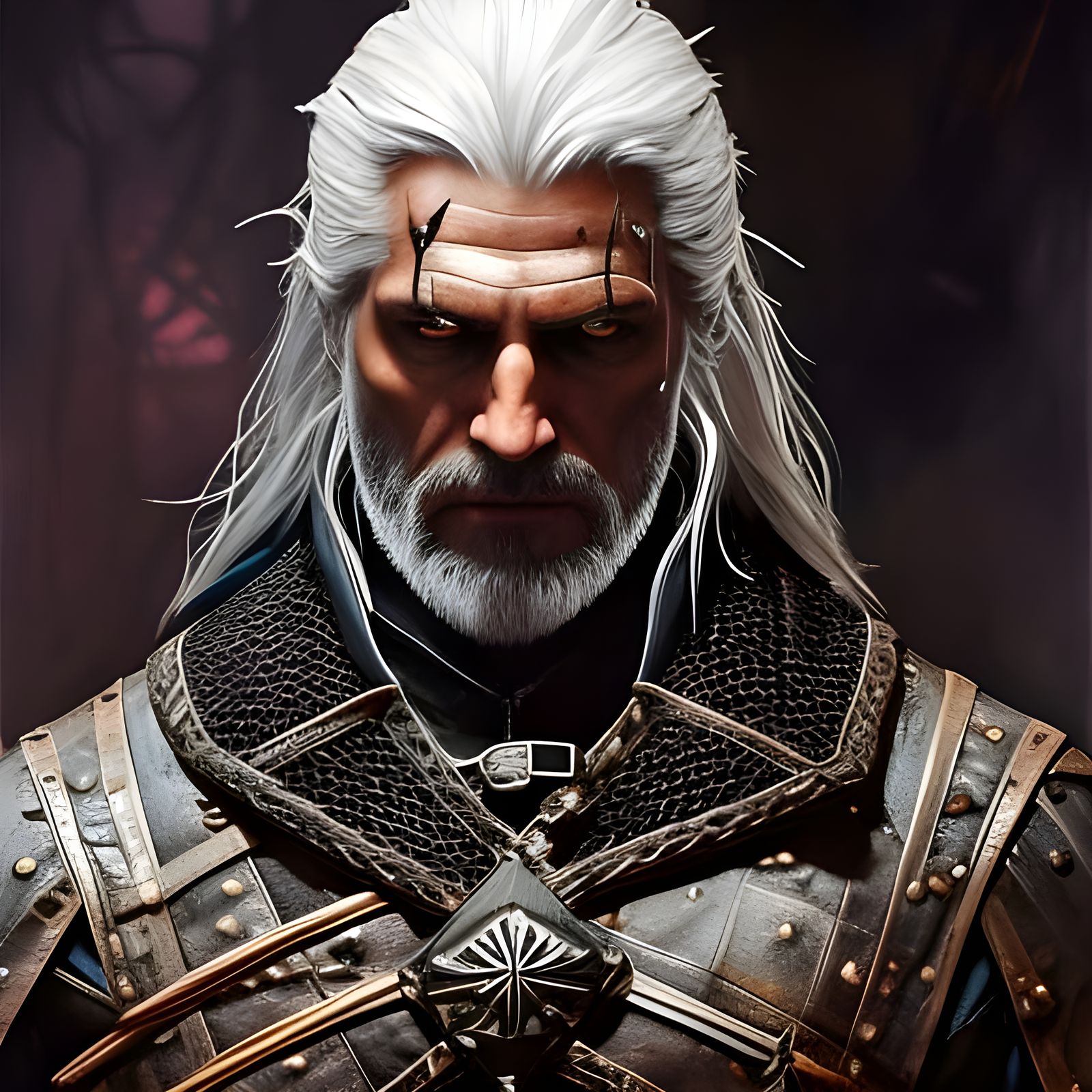 The White Wolf… Geralt of Rivia, Witcher - AI Generated Artwork ...