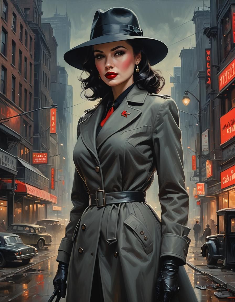 detective Diana  by @Crazy T-Girl