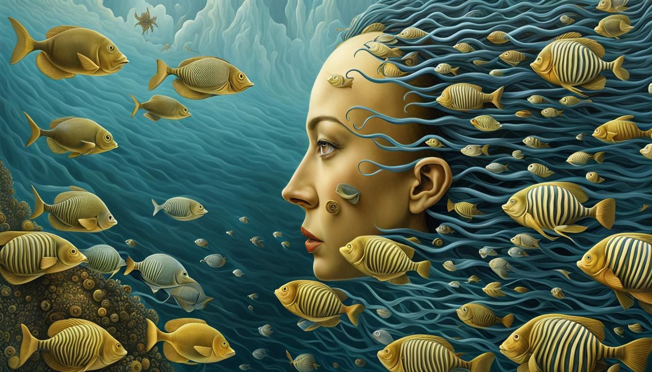 Among the fish