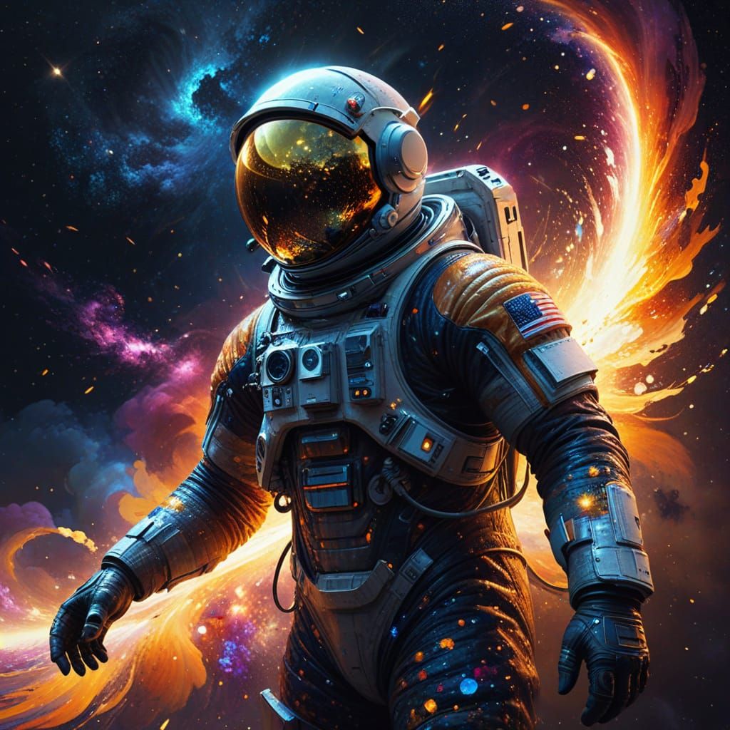 An astronaut