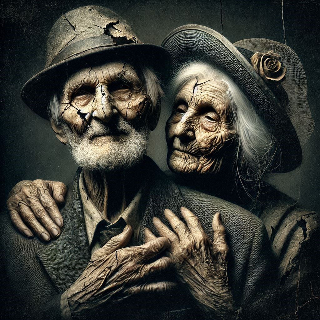 damaged but together