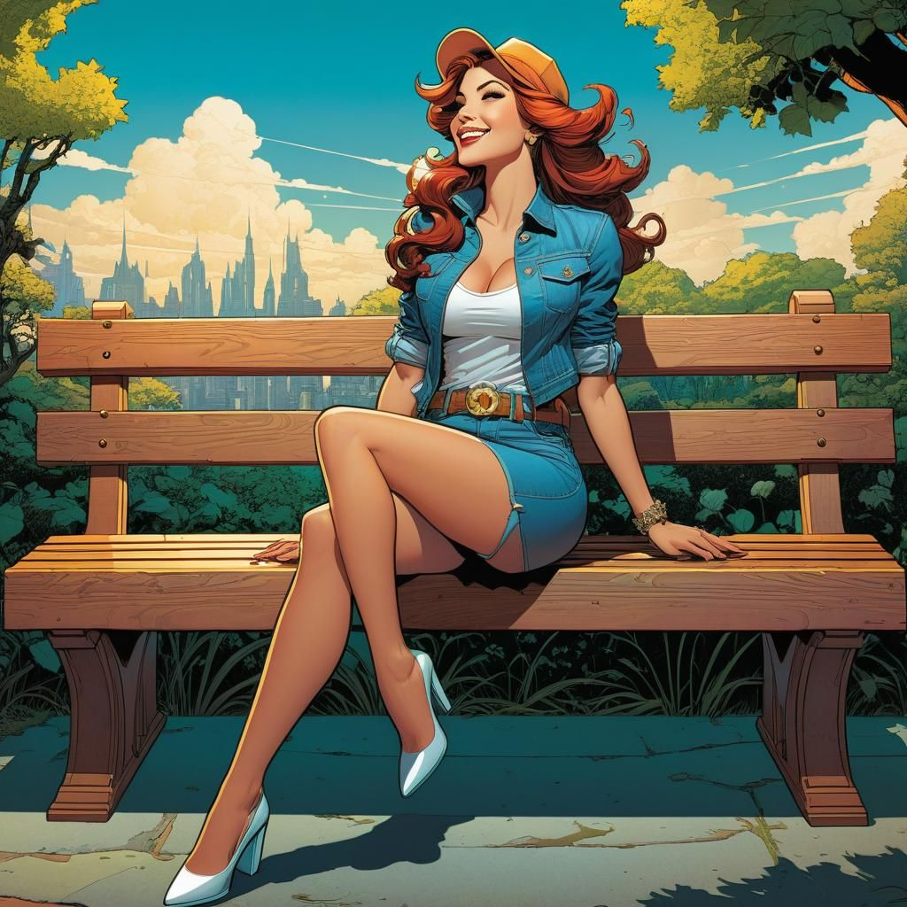 Hyper detailed comic-book cel-shaded illustration masterpiec...