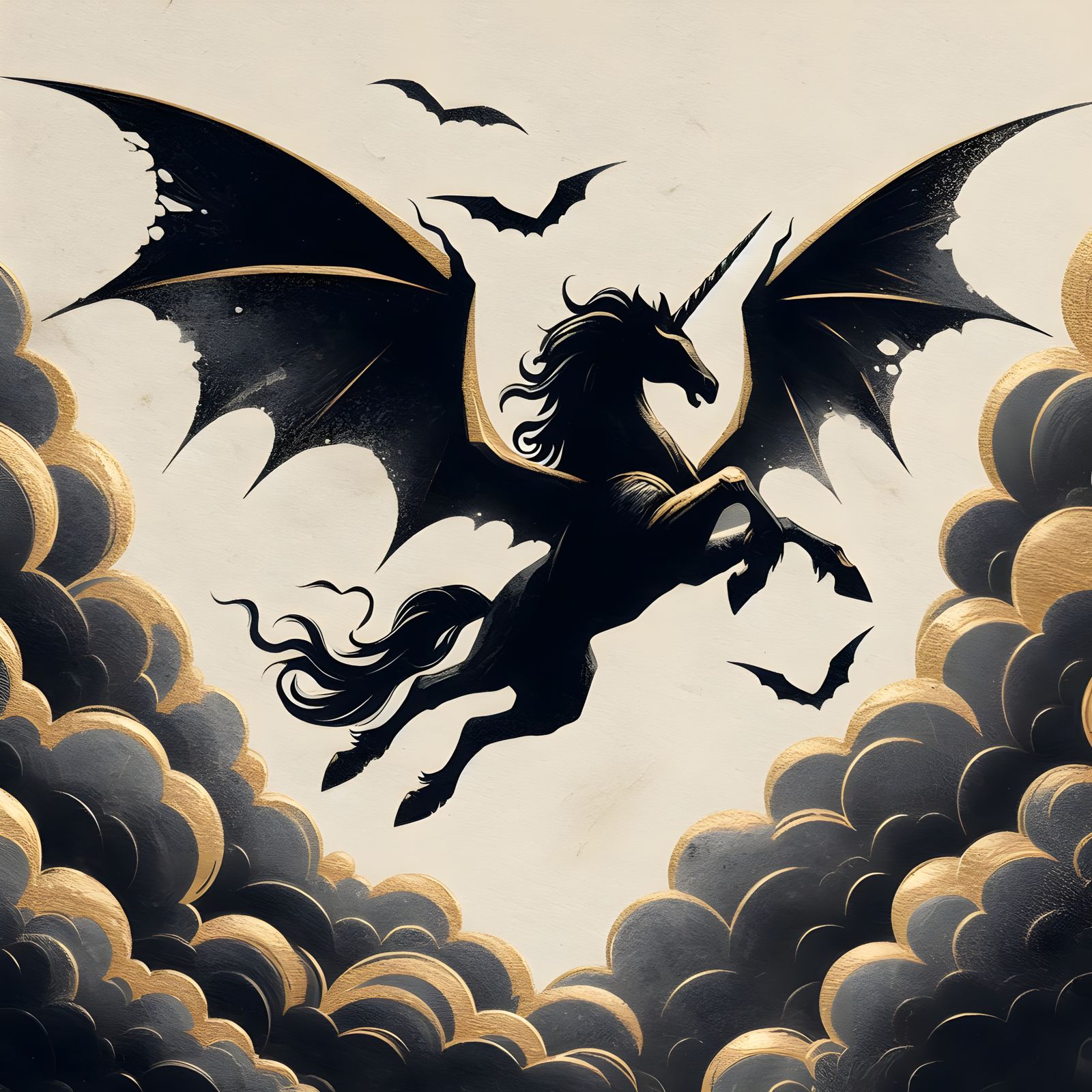 Torn Paper Dracocorn