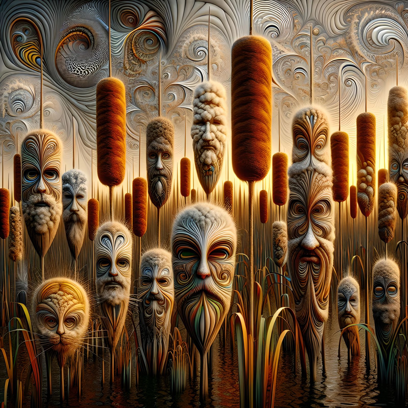 Cattails.