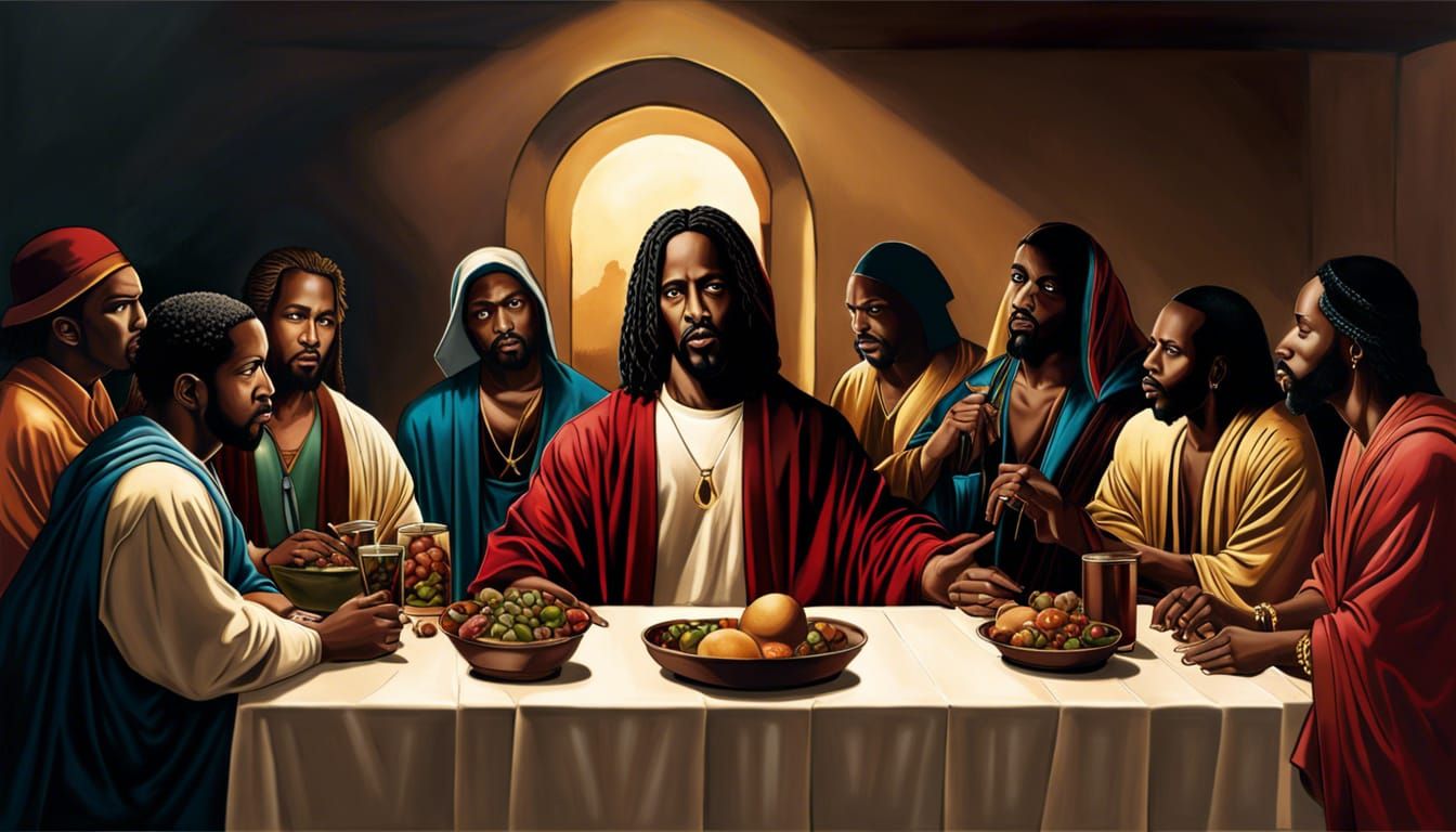 Spiritual Communion: Jesus and His Disciples - AI Generated Artwork ...