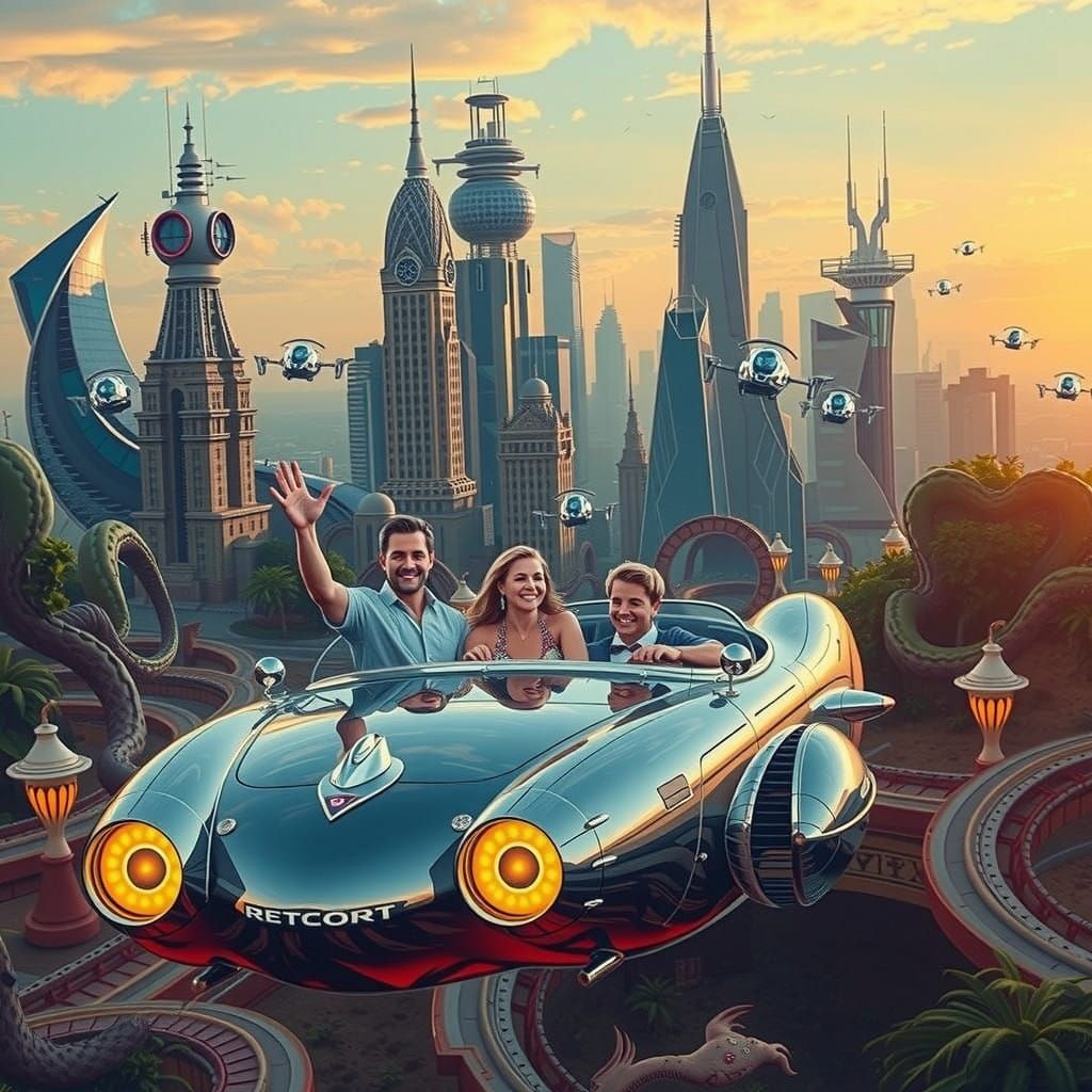 Where's my Flying Car!? 😆 🤣   by @Math Girl 