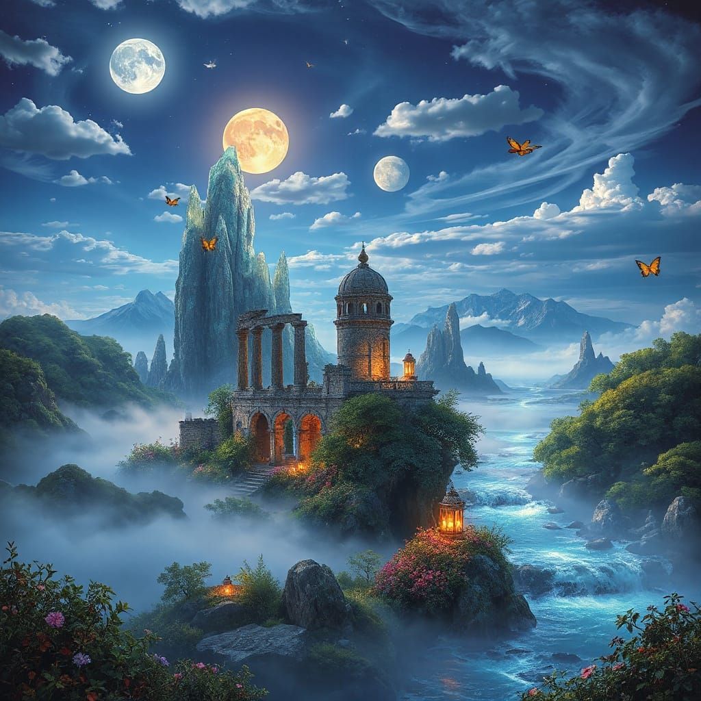 Ethereal Landscape  by @zephyrael