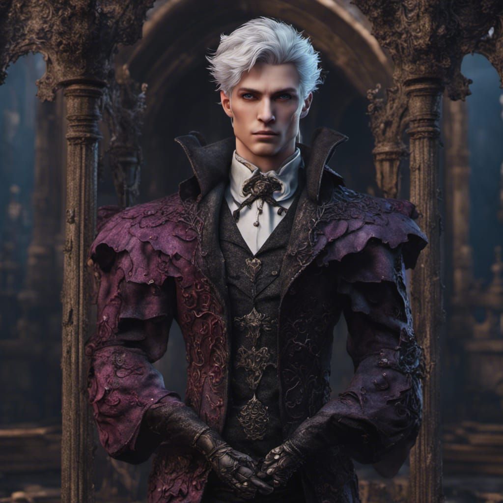 full face epic portrait, victorian gothic vampire, Stable Diffusion