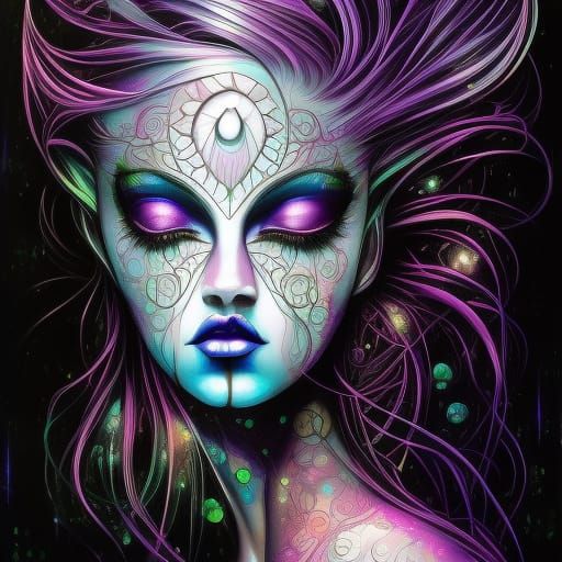 majestic enchantress of the ocean - AI Generated Artwork - NightCafe ...