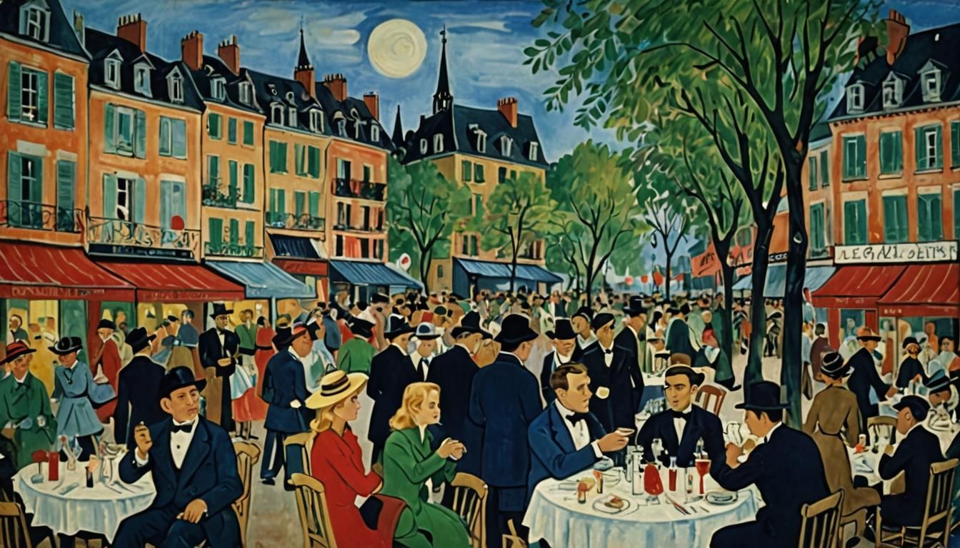 Raoul Dufy, Le Moulin De La Galette, 1943