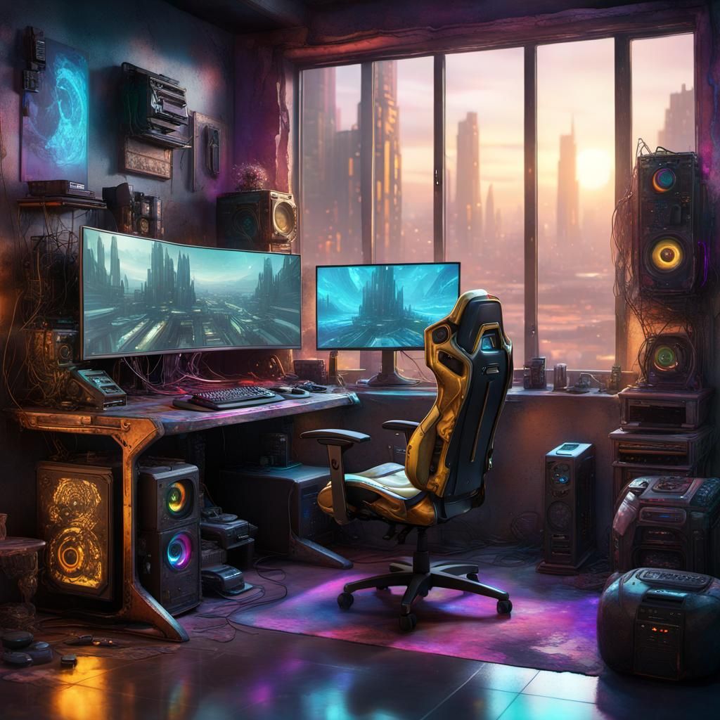 PC gaming setup  by @Drivers