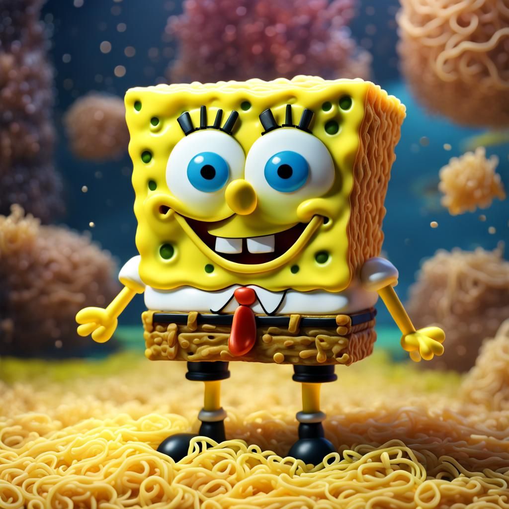 Ramen Spongebob - AI Generated Artwork - NightCafe Creator