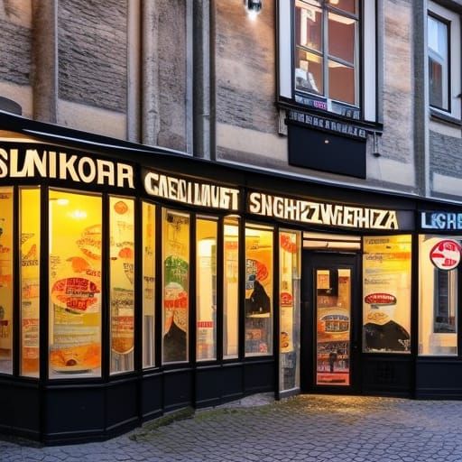 französischen Café