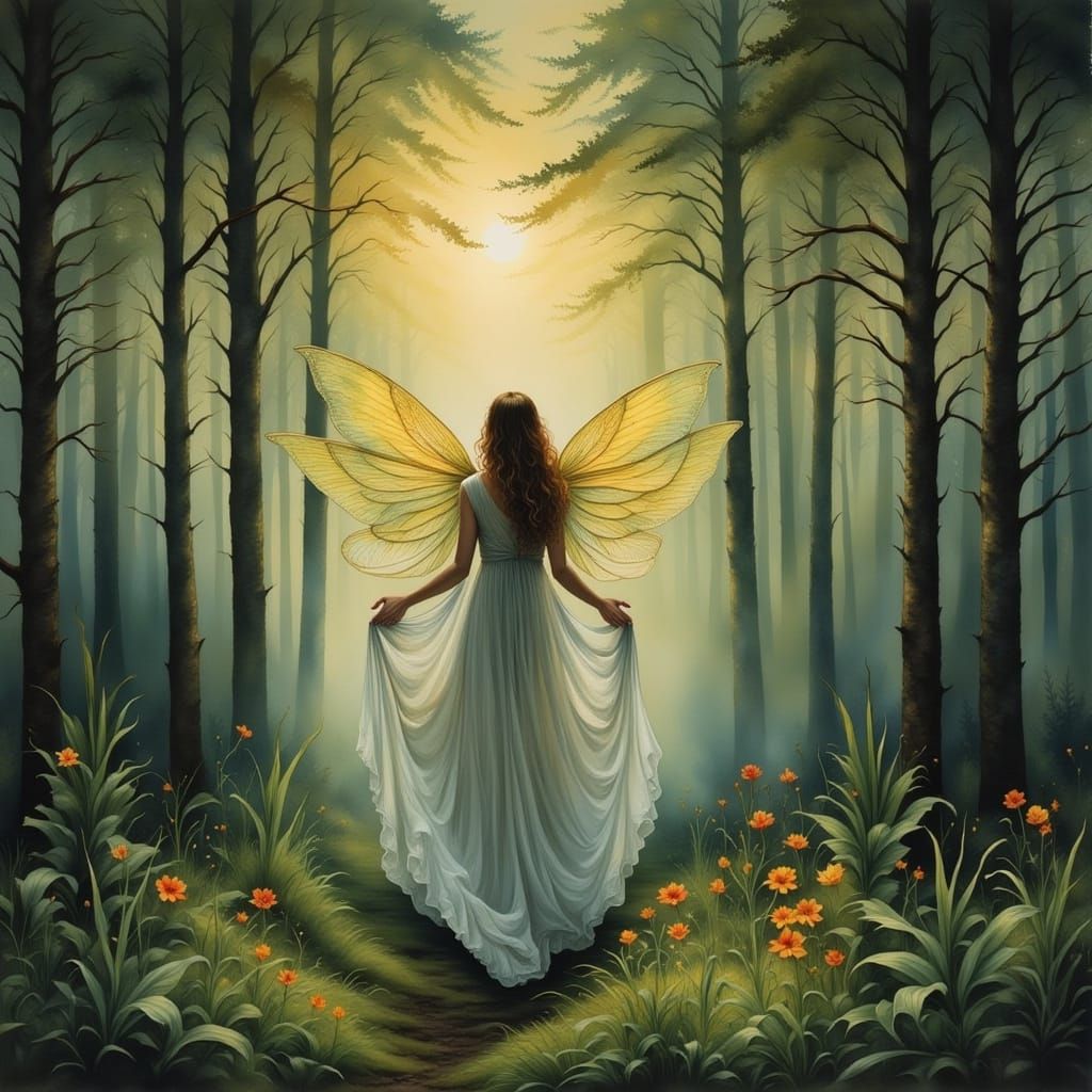 Mysterious Woodland Sylph