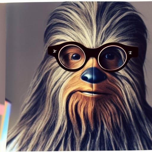 Chewie's high-school yearbook photo