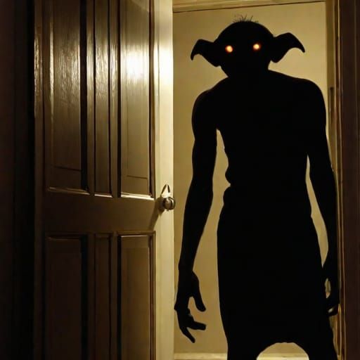 Creepy images  made of evil demon dobby from Harry Potter